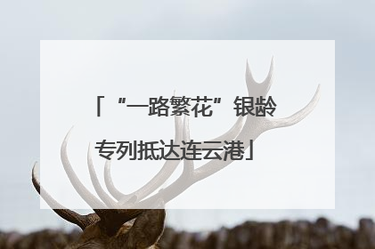“一路繁花”银龄专列抵达连云港