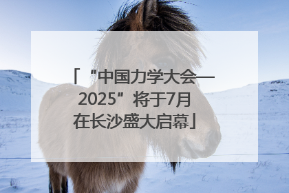 “中国力学大会—2025”将于7月在长沙盛大启幕