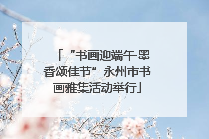 “书画迎端午·墨香颂佳节”永州市书画雅集活动举行
