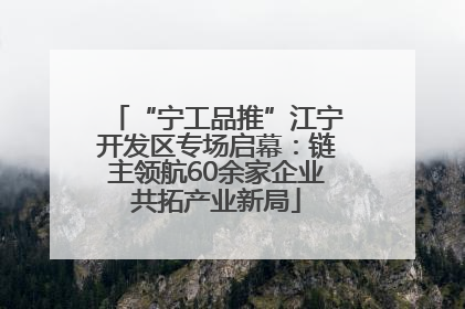 “宁工品推”江宁开发区专场启幕：链主领航60余家企业共拓产业新局