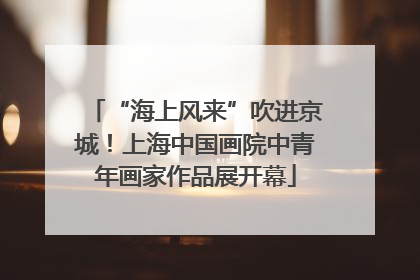 “海上风来”吹进京城！上海中国画院中青年画家作品展开幕