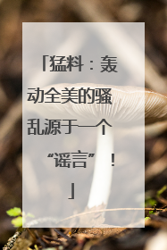 猛料：轰动全美的骚乱源于一个“谣言”！