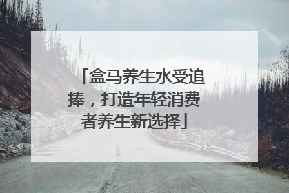 盒马养生水受追捧，打造年轻消费者养生新选择