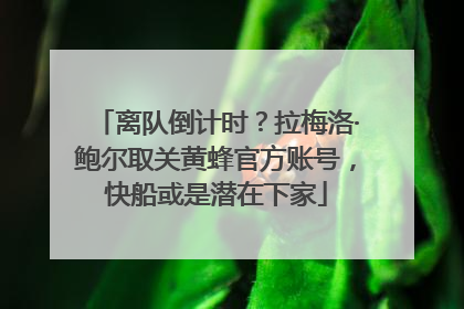 离队倒计时？拉梅洛·鲍尔取关黄蜂官方账号，快船或是潜在下家