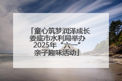 童心筑梦润泽成长 娄底市水利局举办2025年“六一”亲子趣味活动
