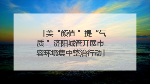 美“颜值 ”提“气质 ”济阳城管开展市容环境集中整治行动