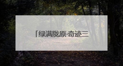 绿满陇原·奇迹三北｜张掖实施“百村万树千里林”工程