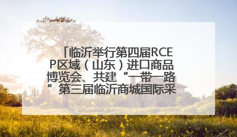 临沂举行第四届RCEP区域（山东）进口商品博览会、共建“一带一路”第三届临沂商城国际采购商大会新闻发布会