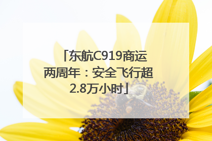 东航C919商运两周年：安全飞行超2.8万小时