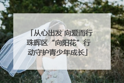从心出发 向爱而行 珠晖区“向阳花”行动守护青少年成长