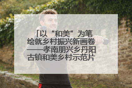以“和美”为笔 绘就乡村振兴新画卷——孝南朋兴乡丹阳古镇和美乡村示范片区建设综述