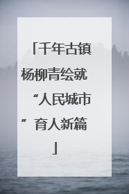 千年古镇杨柳青绘就“人民城市”育人新篇