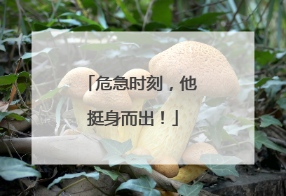 危急时刻，他挺身而出！