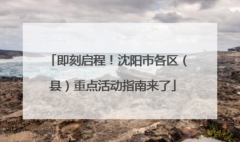 即刻启程！沈阳市各区（县）重点活动指南来了