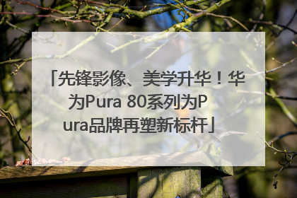 先锋影像、美学升华！华为Pura 80系列为Pura品牌再塑新标杆