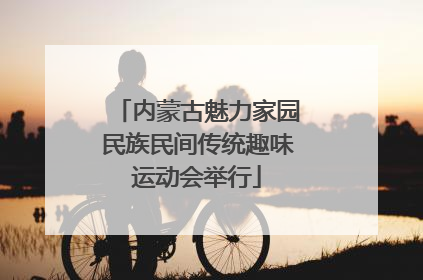 内蒙古魅力家园民族民间传统趣味运动会举行