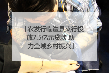 农发行临澧县支行投放7.5亿元贷款 助力全域乡村振兴