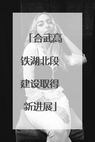 合武高铁湖北段建设取得新进展