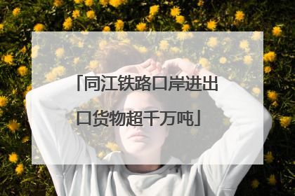 同江铁路口岸进出口货物超千万吨