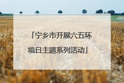 宁乡市开展六五环境日主题系列活动