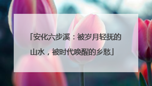 安化六步溪：被岁月轻抚的山水，被时代唤醒的乡愁