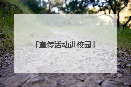 宣传活动进校园