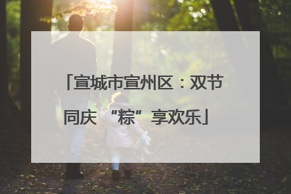 宣城市宣州区：双节同庆 “粽”享欢乐