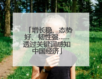 增长稳、态势好、韧性强……透过关键词感知中国经济