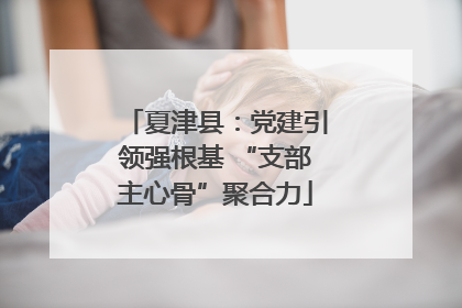 夏津县：党建引领强根基 “支部主心骨”聚合力