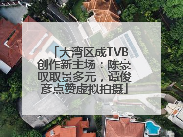 大湾区成TVB创作新主场：陈豪叹取景多元，谭俊彦点赞虚拟拍摄