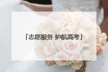 志愿服务 护航高考