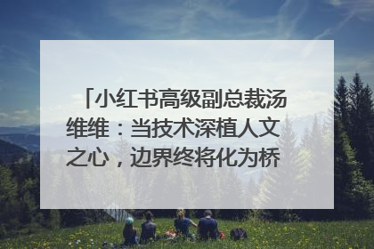 小红书高级副总裁汤维维：当技术深植人文之心，边界终将化为桥梁｜聚焦2025文化强国建设高峰论坛