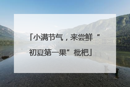 小满节气，来尝鲜“初夏第一果”枇杷