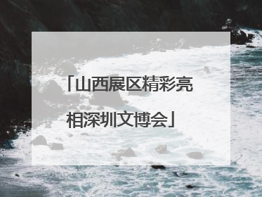 山西展区精彩亮相深圳文博会