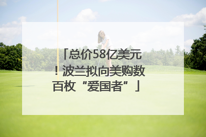 总价58亿美元！波兰拟向美购数百枚“爱国者”