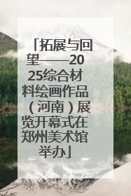 拓展与回望——2025综合材料绘画作品（河南）展览开幕式在郑州美术馆举办