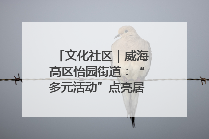 文化社区｜威海高区怡园街道：“多元活动”点亮居民“多彩生活”