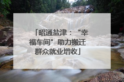 昭通盐津：“幸福车间”助力搬迁群众就业增收