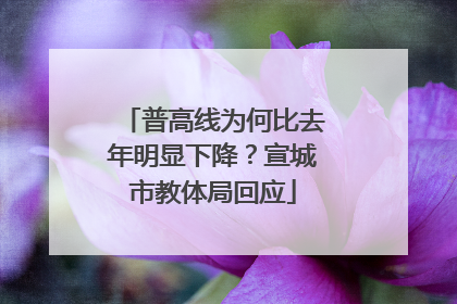 普高线为何比去年明显下降？宣城市教体局回应