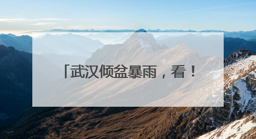 武汉倾盆暴雨，看！“柠檬黄”守在8.5万名考生赶考路上