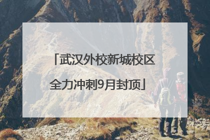 武汉外校新城校区全力冲刺9月封顶