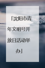 沈阳市青年文明号开放日活动举办