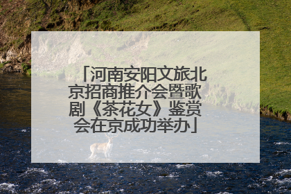 河南安阳文旅北京招商推介会暨歌剧《茶花女》鉴赏会在京成功举办