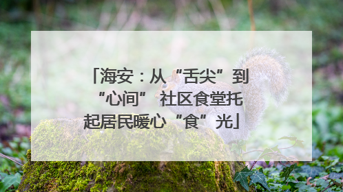 海安：从“舌尖”到“心间” 社区食堂托起居民暖心“食”光