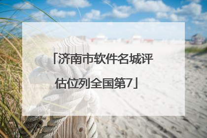济南市软件名城评估位列全国第7