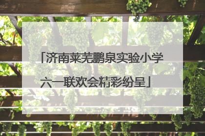 济南莱芜鹏泉实验小学六一联欢会精彩纷呈
