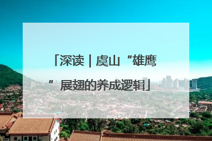 深读｜虞山“雄鹰”展翅的养成逻辑