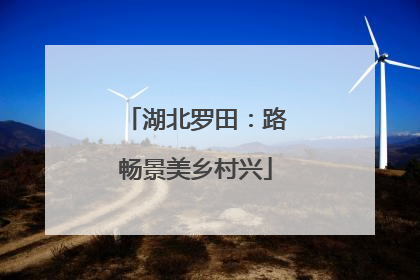湖北罗田：路畅景美乡村兴