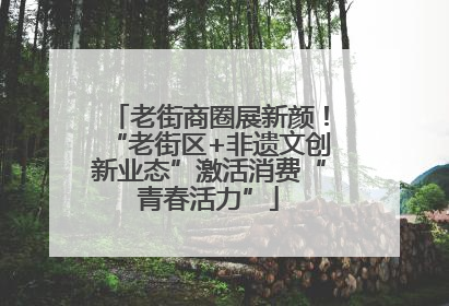 老街商圈展新颜！“老街区+非遗文创新业态”激活消费“青春活力”