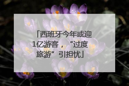 西班牙今年或迎1亿游客，“过度旅游”引担忧